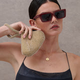 Jada Diamanté Wristlet Bag (3col)
