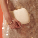 Camden Woven Box Clutch