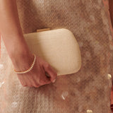 Camden Woven Box Clutch