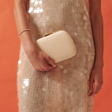 Camden Woven Box Clutch