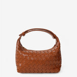 Cleo Woven Handbag in Tan