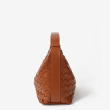 Cleo Woven Handbag in Tan