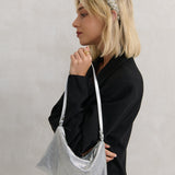 Stella Glomesh Party Bag in Silver