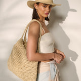 Euro Summer |  Solana Summer Tote Bag in Beige