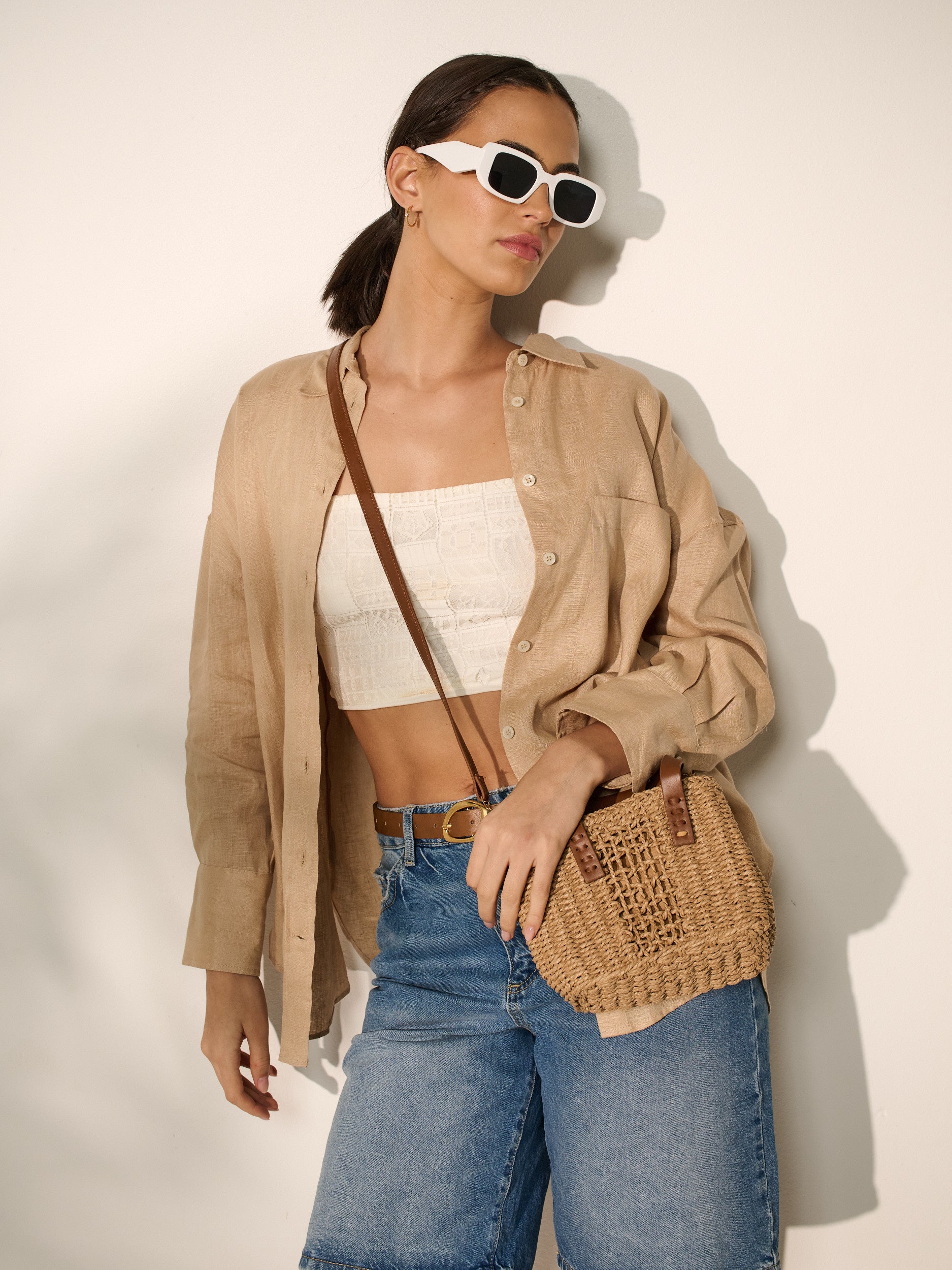 [MOQ*2] Piccolo Petit Straw Bag in Tan