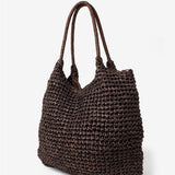 Solana Summer Tote Bag in Brown