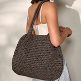Solana Summer Tote Bag in Brown