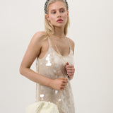 Venetia Woven Clutch Bag in White