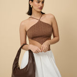 Cromwell Hobo Bag in Brown