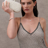 Cosmo Pearl Clutch Bag