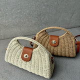 [Euro Summer] Maggie Summer Straw Bag in Beige