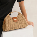[Euro Summer] Maggie Summer Straw Bag in Tan
