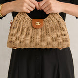 [Euro Summer] Maggie Summer Straw Bag in Tan