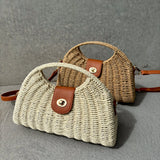 [Euro Summer] Maggie Summer Straw Bag in Beige