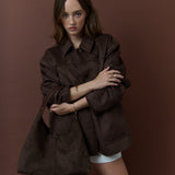 Kenny Suede Bag in Brown