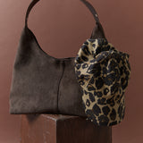 Kenny Suede Bag in Brown