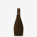 Remy Suede Shoulder Bag in Olive