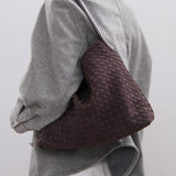 Calla Woven Handbag in Brown
