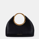 Hailey Statement Handle Bag in Black