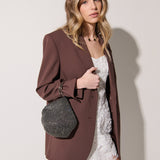 Jada Glomesh Evening Bag in Black