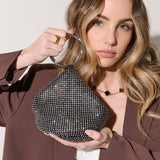 Jada Glomesh Evening Bag in Black
