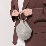 Jada Glomesh Evening Bag in Silver