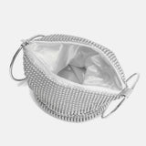 Jada Glomesh Evening Bag in Silver