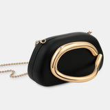 Celina Statement Clutch Bag in Black