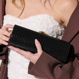 Karina Evening Clutch Bag in Black
