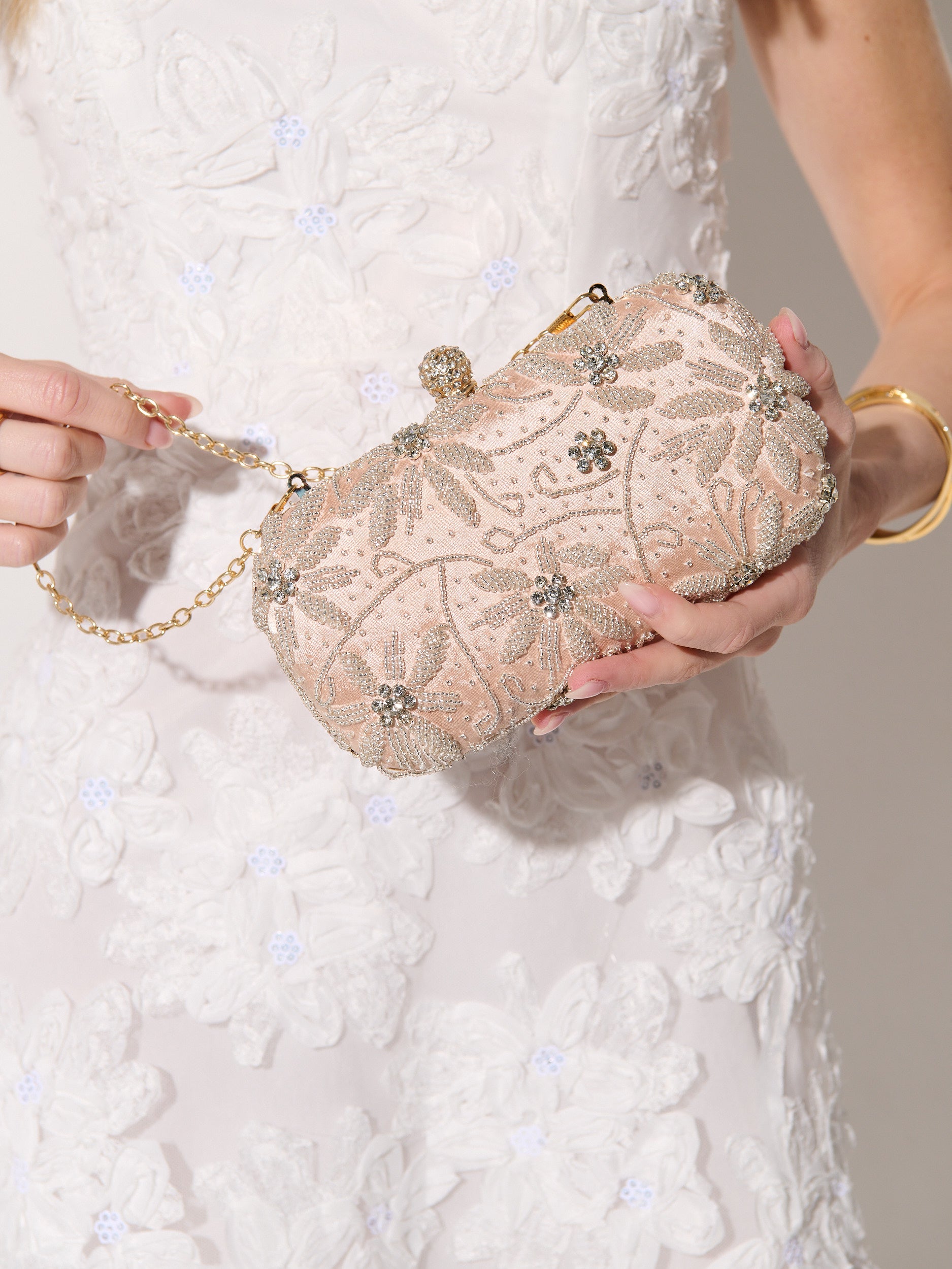 Carter Beaded Clutch Bag