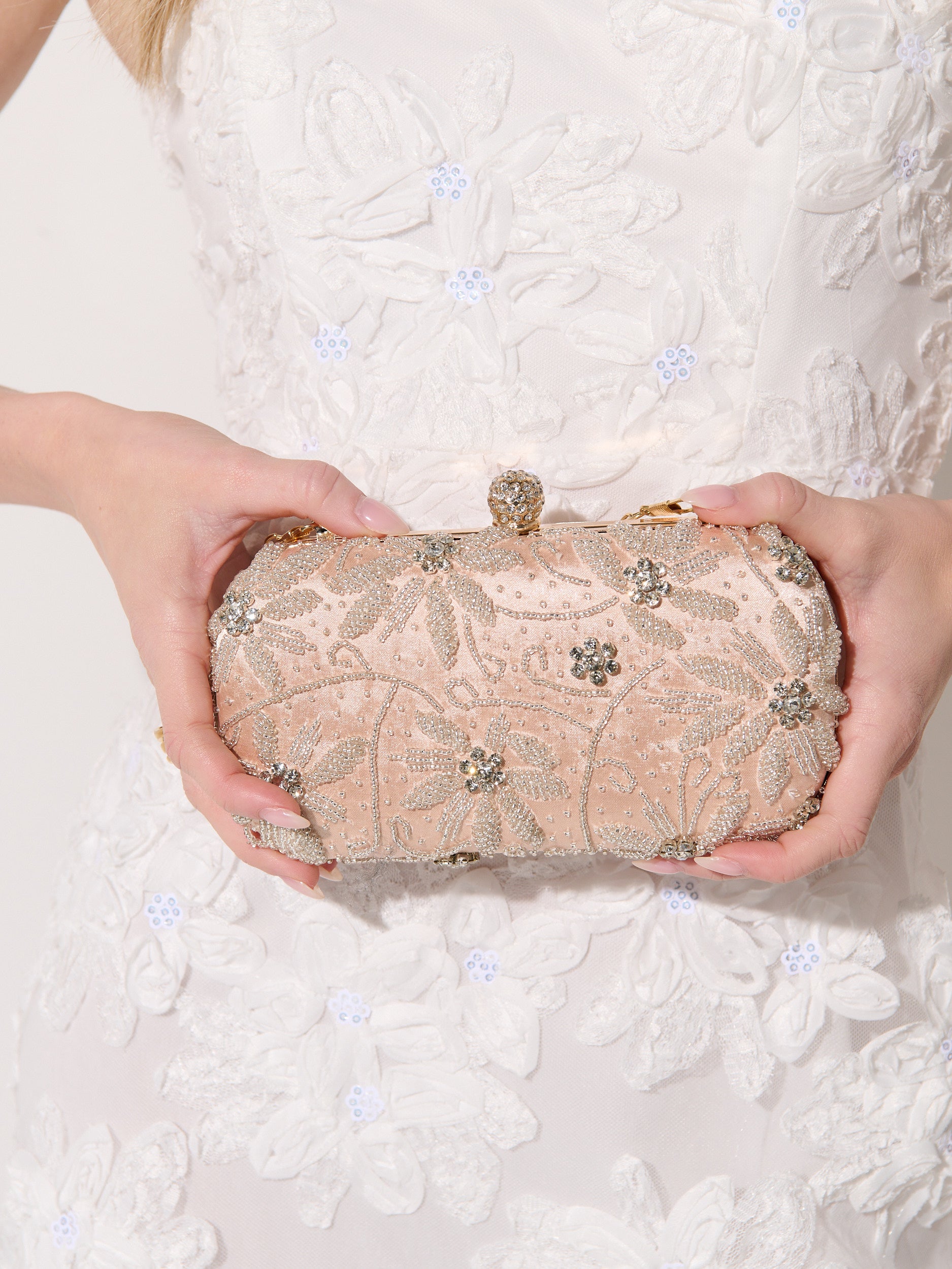 Carter Beaded Clutch Bag