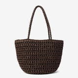 Mercato Straw Tote Bag in Brown