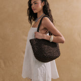 Mercato Straw Tote Bag in Brown