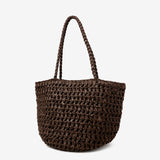 Mercato Straw Tote Bag in Brown