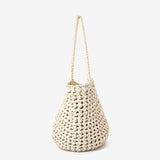 Mercato Straw Tote Bag in Cream