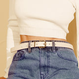 Donatella Bamboo Buckle Belt