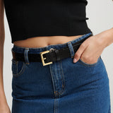 Half Square Basic Belt - Gold