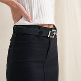 Half Square Basic Belt - Silver