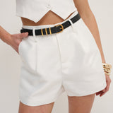 Eva Classic Buckle Belt in Black
