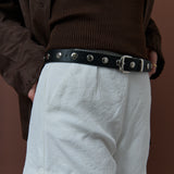 Linda Studded Western Belt in Black