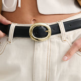 [NEW] Molly Everyday Belt in Black/Gold
