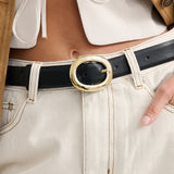 [NEW] Molly Everyday Belt in Black/Gold