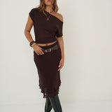 Borlase Corset Belt In Brown
