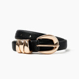 The Ellipse Gold Hardware Waist Belt