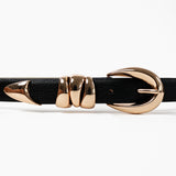 The Ellipse Gold Hardware Waist Belt