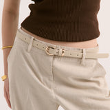 Paloma Thin Belt In Stone