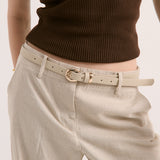 Paloma Thin Belt In Stone