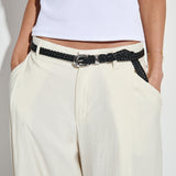 Maisie Thin Braided Belt