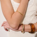 Caramel Cuff Bold Bangle