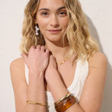 Caramel Cuff Bold Bangle